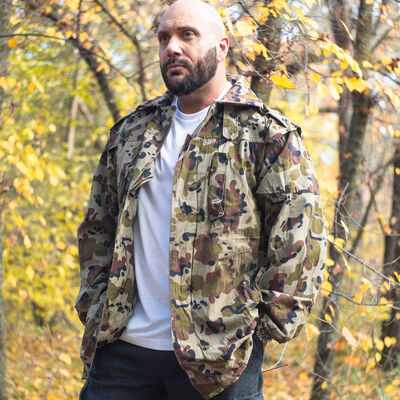 Romanian M94 Spotted Camo Parka w/ Liner & Hood Used - Medium, , large